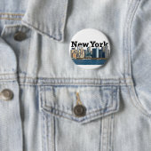 New- YorkSkyline Button (Beispiel)