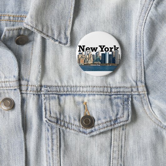 New- YorkSkyline Button (Beispiel)