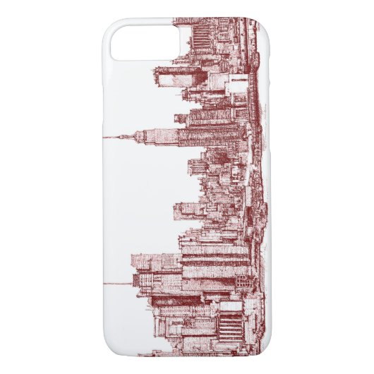 New- YorkSkyline Case-Mate iPhone Hülle (Rückseite)