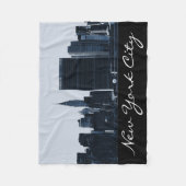 New Yorkskyline-Fleece-Decke Fleecedecke (Vorderseite)