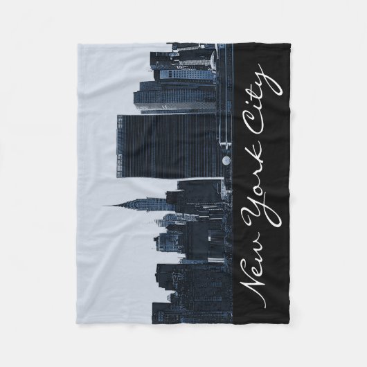 New Yorkskyline-Fleece-Decke Fleecedecke (Vorderseite)