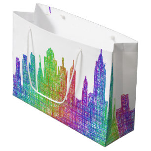New- YorkSkyline Große Geschenktüte