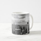 New- YorkSkyline in Schwarzweiss Kaffeetasse (VorderseiteRechts)