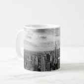 New- YorkSkyline in Schwarzweiss Kaffeetasse (Vorderseite Links)