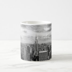 New- YorkSkyline in Schwarzweiss Kaffeetasse