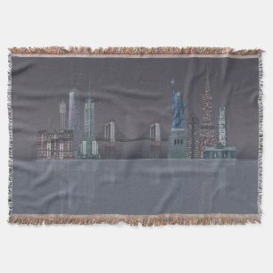 New- YorkSkyline-Nachtreflexionen Decke