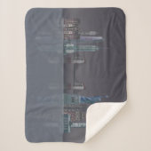 New- YorkSkyline-Nachtreflexionen Sherpadecke (Vorderseite)