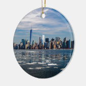 New- YorkSkyline-New- York Citystadt Manhattan Keramikornament (Links)