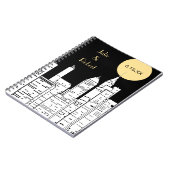 New- YorkSkyline-Notizbuch Notizblock (Linke Seite)