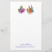 New- YorkSkyline - Regenbogen Briefpapier (Vorderseite)