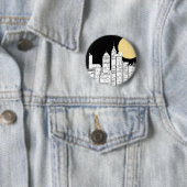 New Yorkskyline-Silhouette Button (Beispiel)