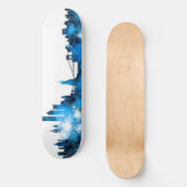 New- YorkSkyline Skateboard (Vorderseite)
