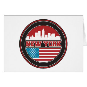 New- YorkSkyline   Vereinigte Staaten kennzeichnen