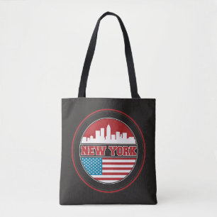 New- YorkSkyline   Vereinigte Staaten kennzeichnen Tasche