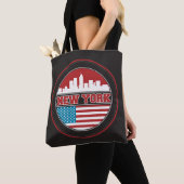 New- YorkSkyline | Vereinigte Staaten kennzeichnen Tasche (Von Nahem)