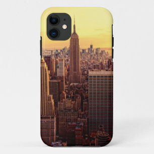 New Yorkskylinestadt mit Reich-Staat Case-Mate iPhone Hülle