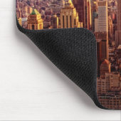 New Yorkskylinestadt mit Reich-Staat Mousepad (Ecke)