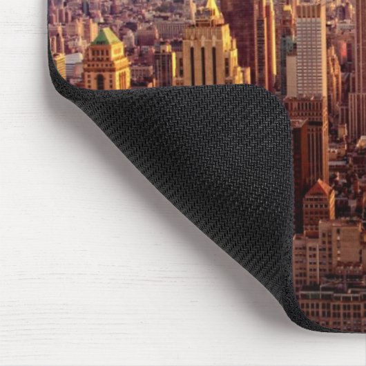 New Yorkskylinestadt mit Reich-Staat Mousepad (Ecke)
