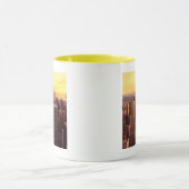 New Yorkskylinestadt mit Reich-Staat Tasse (Zentrum)