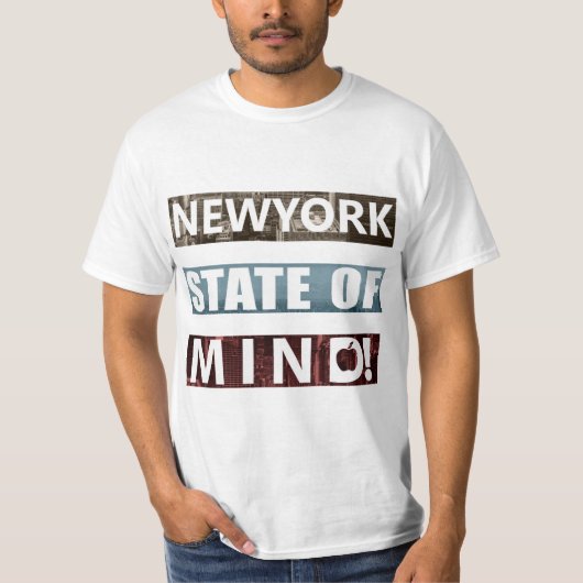 New- YorkStaat des Verstandes T-Shirt (Vorderseite)