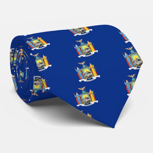 New- YorkStaats-Flagge Krawatte (Gerollt)