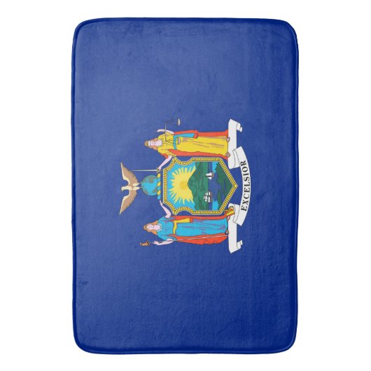 New- YorkStaats-Flaggen-Entwurf Badematte (Vorderseite Vertikal)