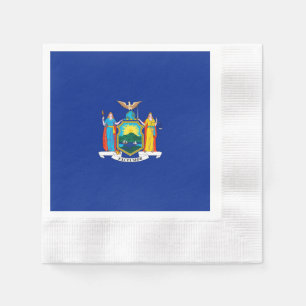 New- YorkStaats-Flaggen-Entwurf Serviette