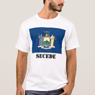 New- YorkStaatsflagge, SECEDE T-Shirt
