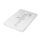 New- YorkStadtbild Badematte (Schrägansicht)