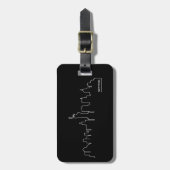 New- YorkStadtbild Gepäckanhänger (Vorderseite vertikal)