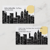New- YorkStadtbild-Skyline-Visitenkarte Visitenkarte (Vorne/Hinten)
