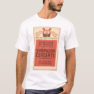 New- Yorktheater-Musik WPA 1940 T-Shirt