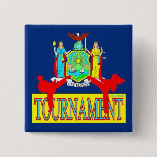 New- Yorkturnier-Button Button (Vorderseite)