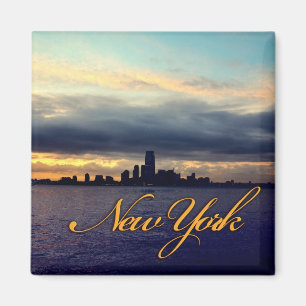 New- YorkUfergegend-Sonnenuntergang-Magnet Magnet