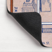 NEW- YORKuntergrundbahn MAP, 1940 2 Mousepad (Ecke)