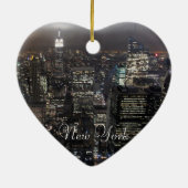 New- Yorkverzierungs-New- Yorkandenken-Dekoration Keramik Ornament (Hinten)