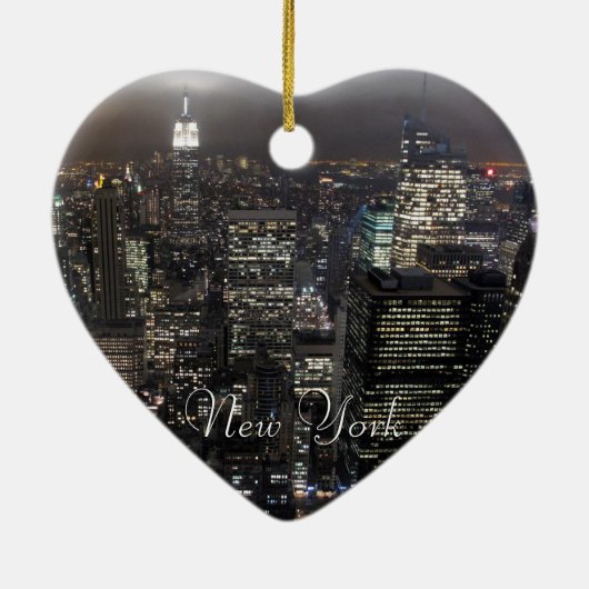 New- Yorkverzierungs-New- Yorkandenken-Dekoration Keramik Ornament (Hinten)