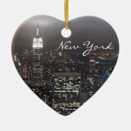 New- Yorkverzierungs-New- Yorkandenken-Dekoration Keramik Ornament