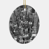 New- Yorkverzierungs-personalisierte Keramik Ornament (Rechts)