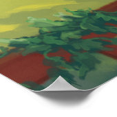 New YorkWine Country Scene Poster (Ecke)