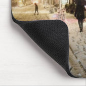New- Yorkwinter - Schnee auf der unteren Ostseite Mousepad (Ecke)