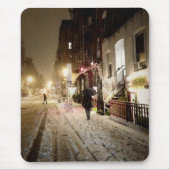 New- Yorkwinter - Schnee auf der unteren Ostseite Mousepad (Vorne)