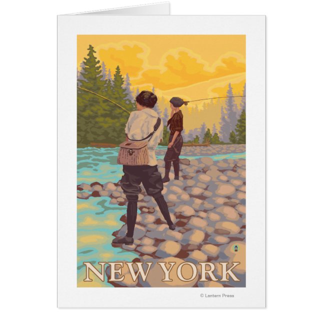 New YorkWomen Fly Fishing Scene (Vorne)