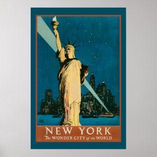 New- Yorkwunder-Stadt der Welt Poster