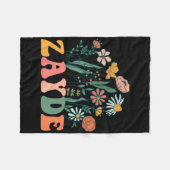 New Zayde Wildflower First Birthday &amp; Baby Sho Fleecedecke (Vorderseite (Horizontal))