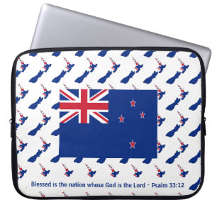 NEW ZEALAND AOTEAROA Selig Nation PSA 33 Notebook Laptopschutzhülle