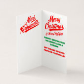 New Zealand Birds Christmas Card (Innenseite)