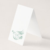 New Zealand Birds Christmas Card (Rückseite)