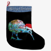 NEW ZEALAND CHRISTMAS KIWI PAUA GROßER WEIHNACHTSSTRUMPF (Vorderseite)