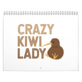 New Zealand Crazy Kiwi Lady Funny Geschenk Idee Kalender (Titelbild)
